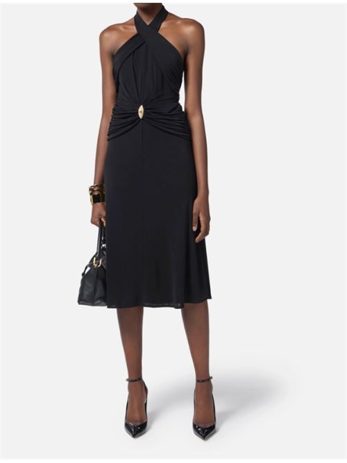 ABITO CON SCOLLO INCROCIATO ELISABETTA FRANCHI | AB71953E2110 NERO